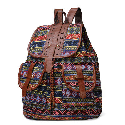 Ethnic Style Travel Backpack