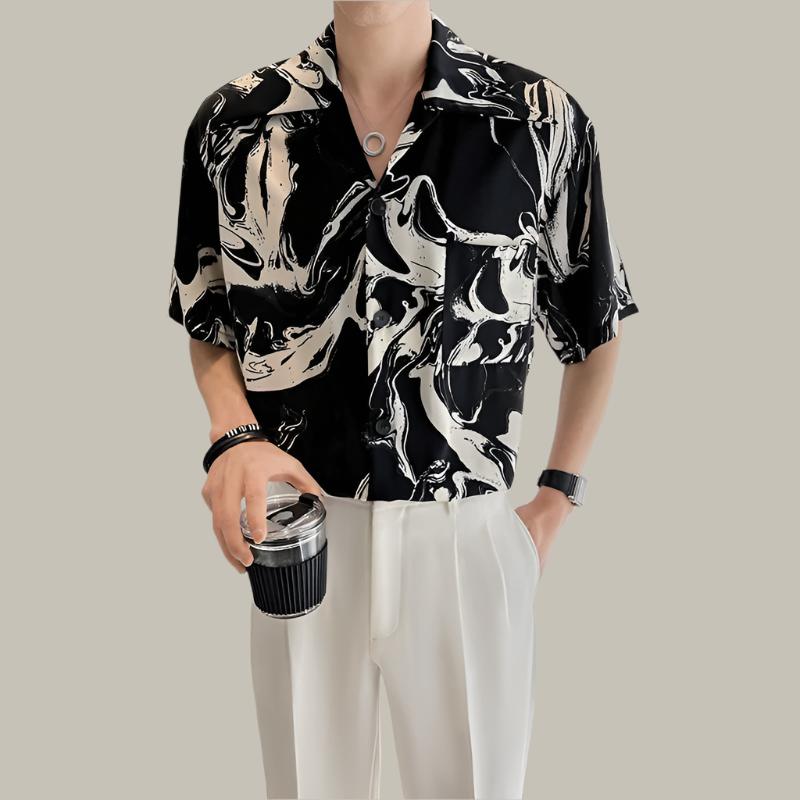 Retro Casual Short-sleeved Shirt