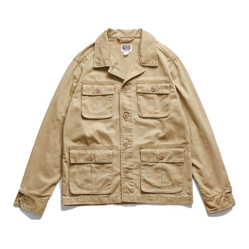 Retro Multi-pocket Jacket