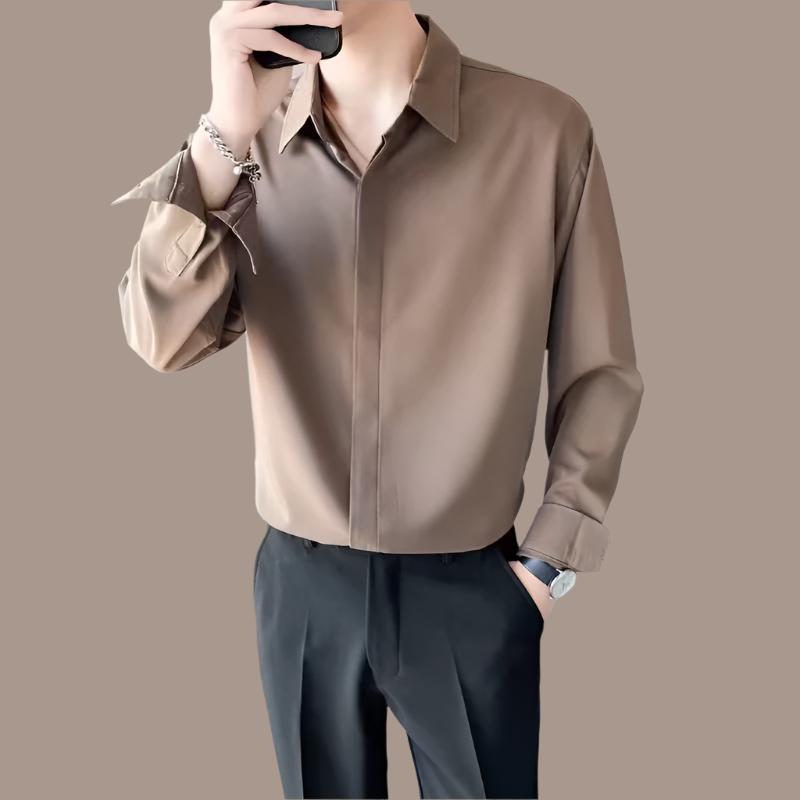 Long Sleeve Silk Shirt