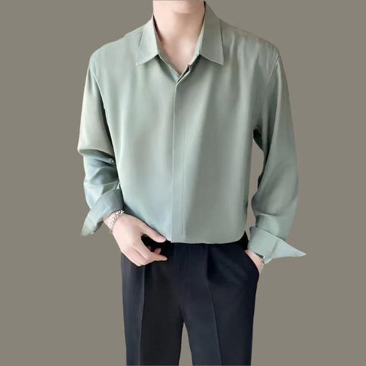 Long Sleeve Silk Shirt