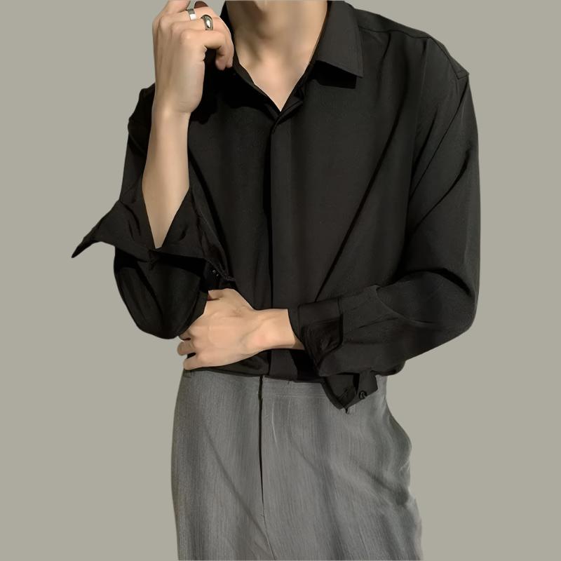 Long Sleeve Silk Shirt