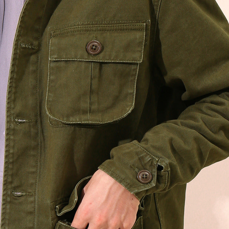 Retro Multi-pocket Jacket